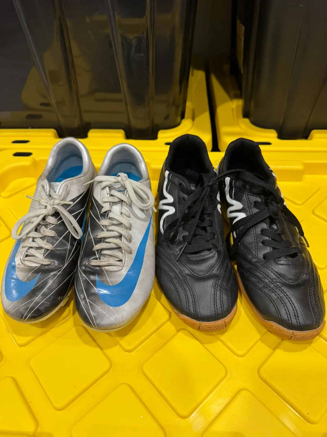 Nike & Mitre Soccer Shoes - Size 8.5 and 9