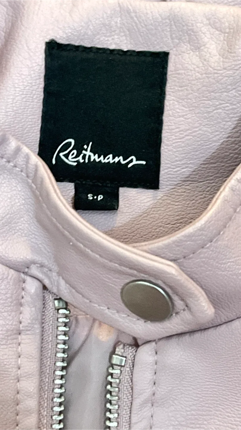 Reitmans Faux Leather Jacket - Size S image indicator(4)