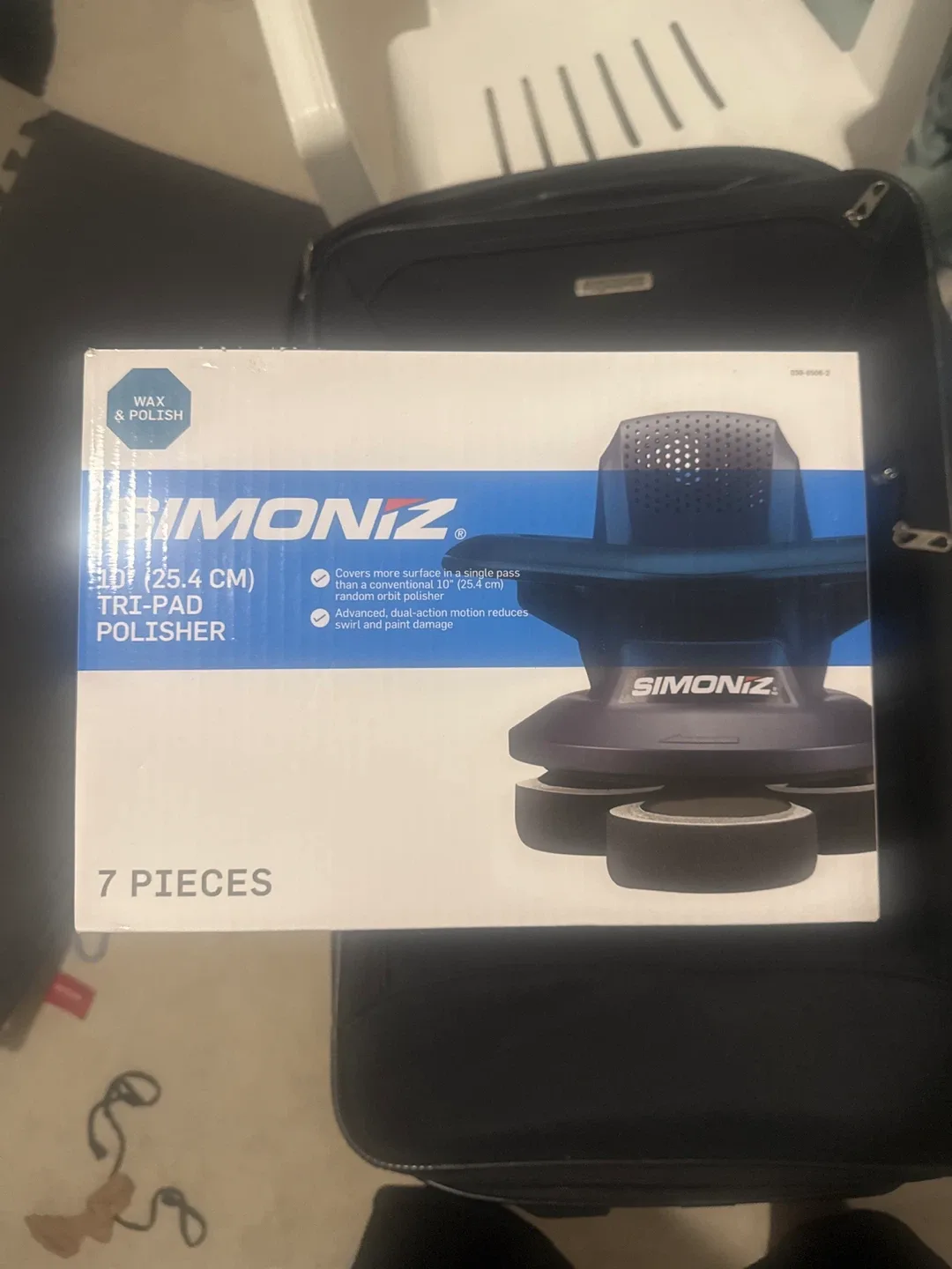 Simoniz 10" Tri-Pad Polisher - Wax & Polish Kit