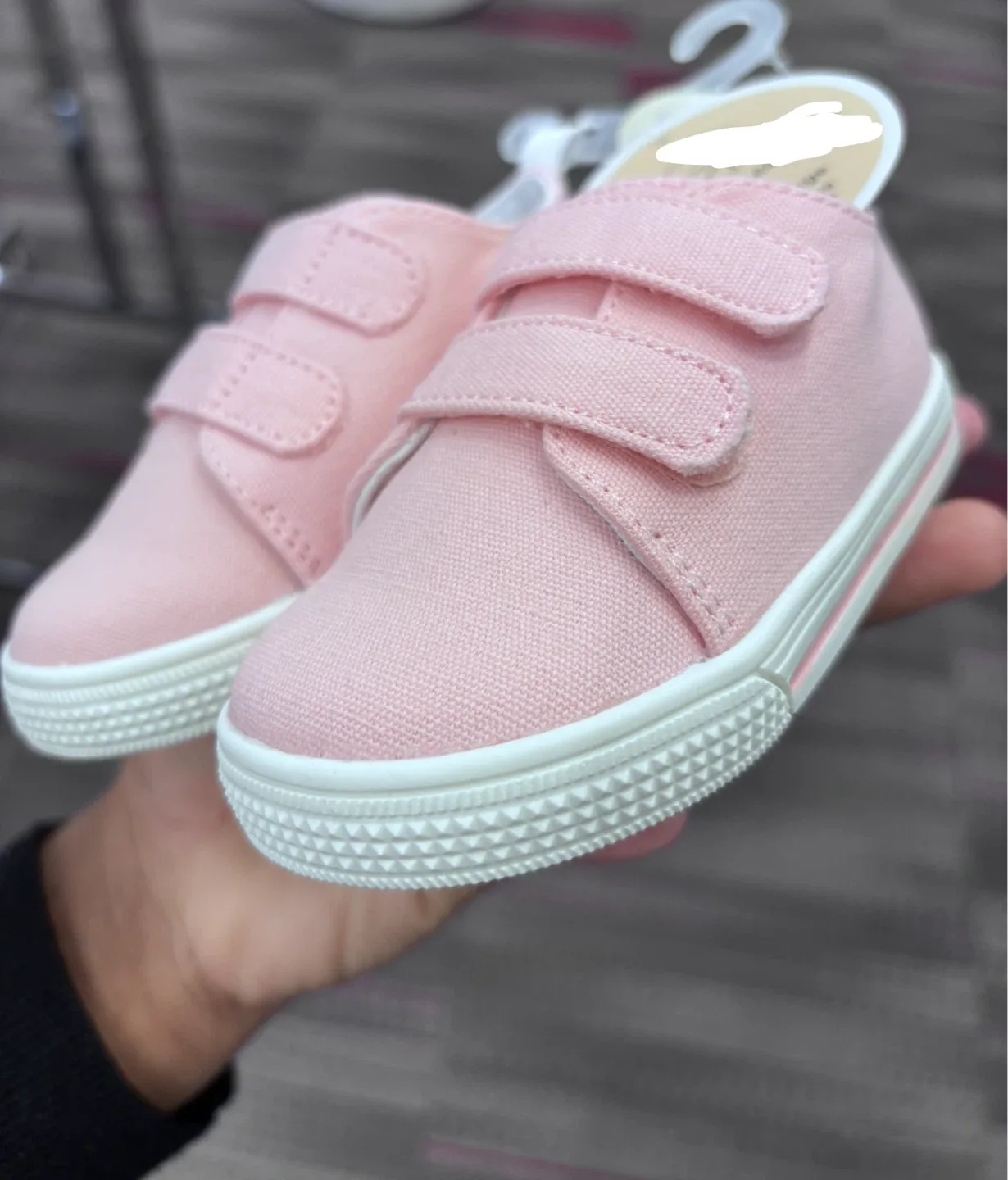 Pink Sneakers Size 6-9 Months - New! image indicator(3)