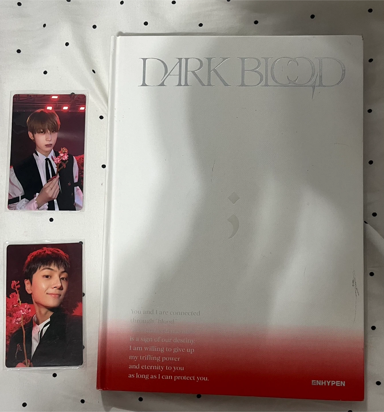 Dark blood Enhypen kpop album