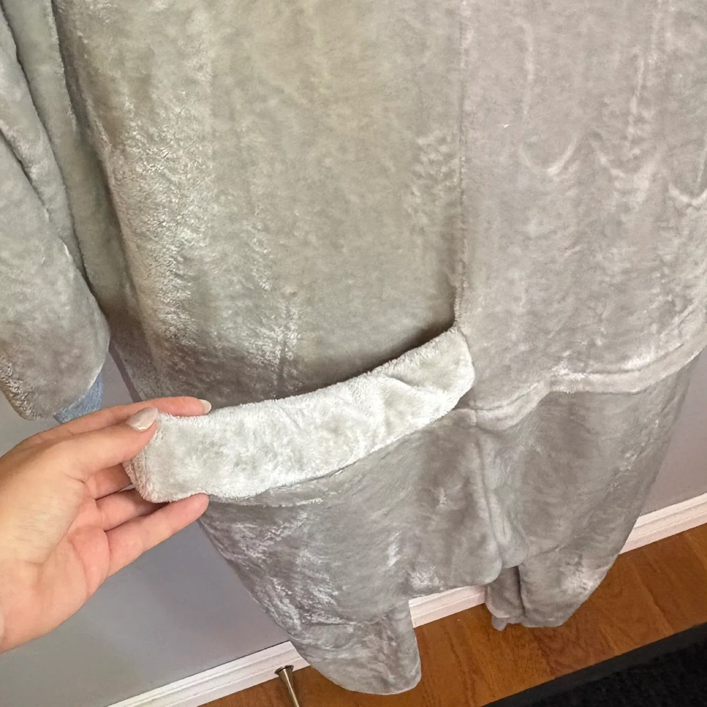 Beauty Shine Totoro Kigurumi Onesie PJ Costume Grey Fleece Sz M image indicator(5)