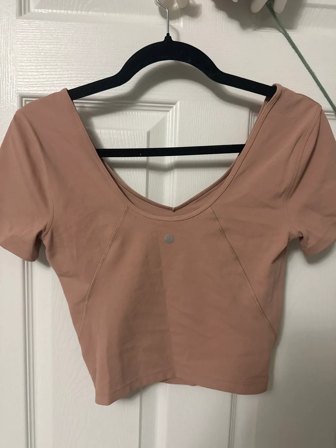 Lululemon Align Cropped T-Shirt Size 6 image indicator(2)