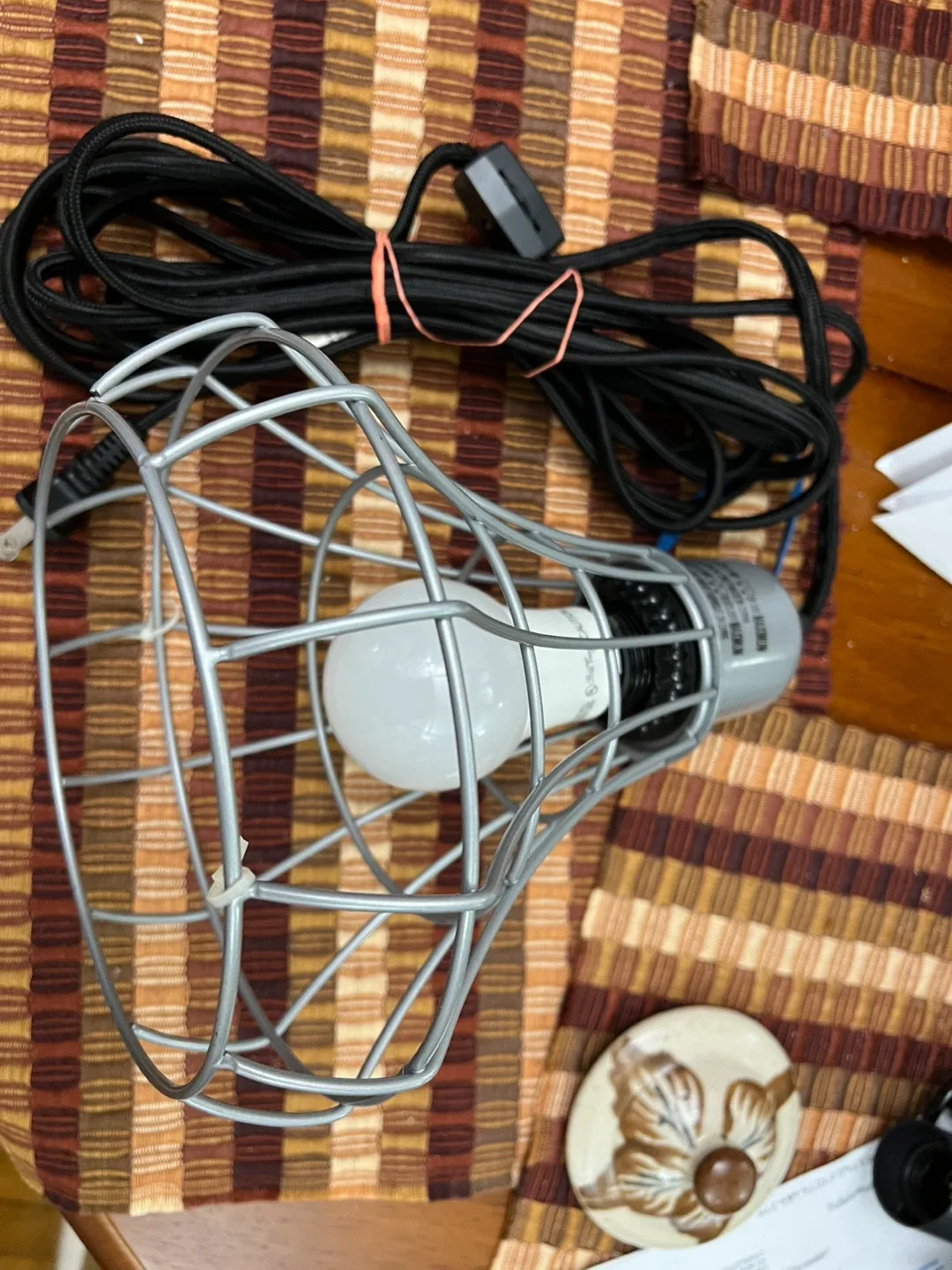 Cage Work Light with Bulb