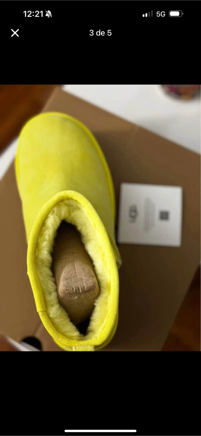 UGG Classic Ultra Mini Platform Yellow Size 9 - photo 4