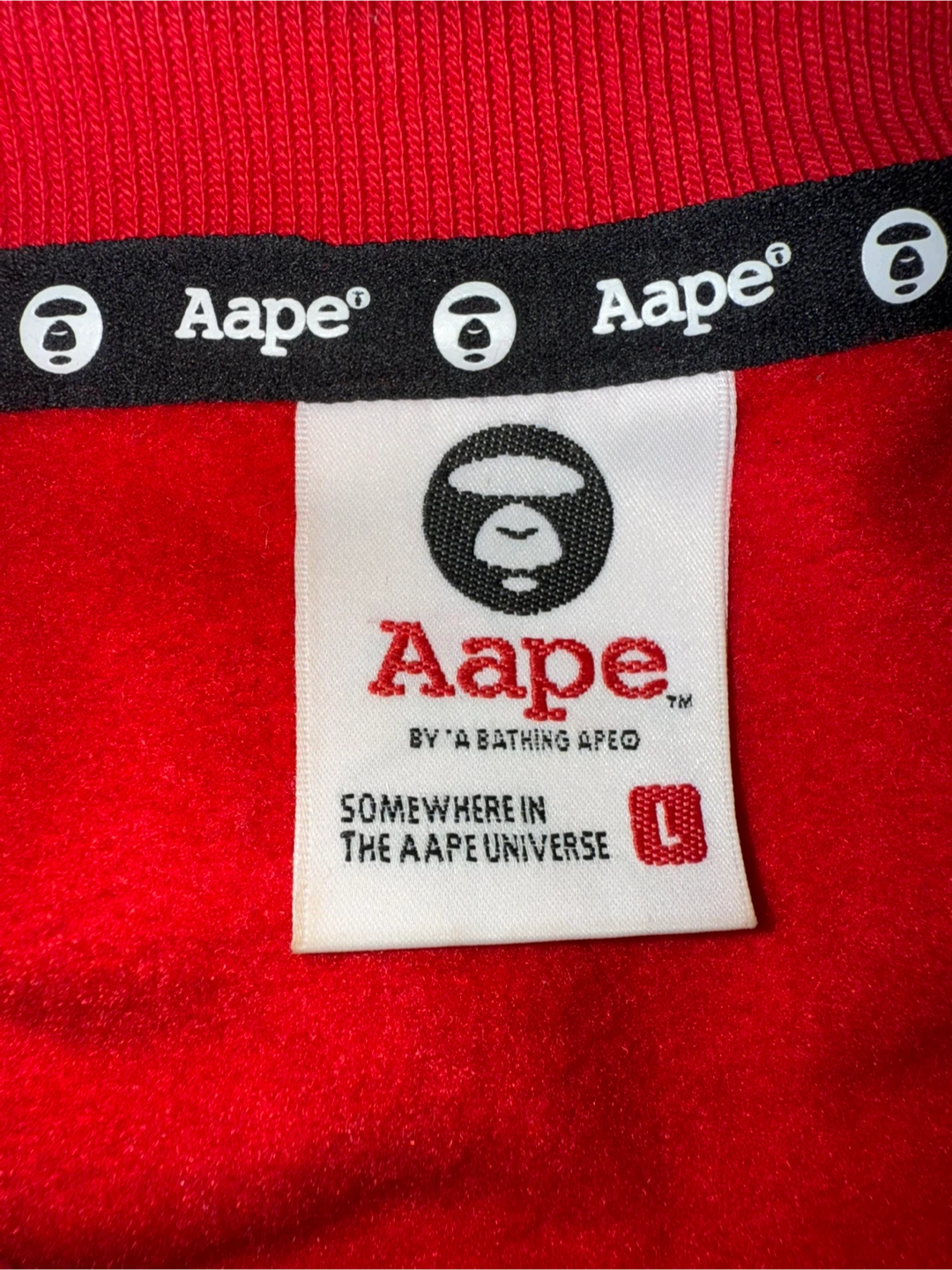 AAPE by A Bathing Ape Red Sweatshirt - Size L - photo 3