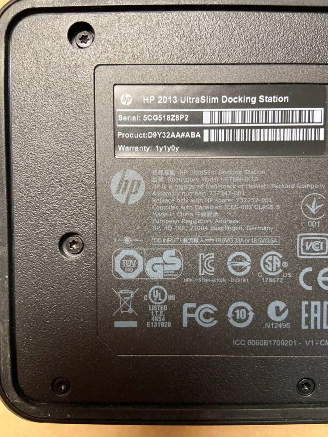 HP UltraSlim Docking Station image indicator(2)