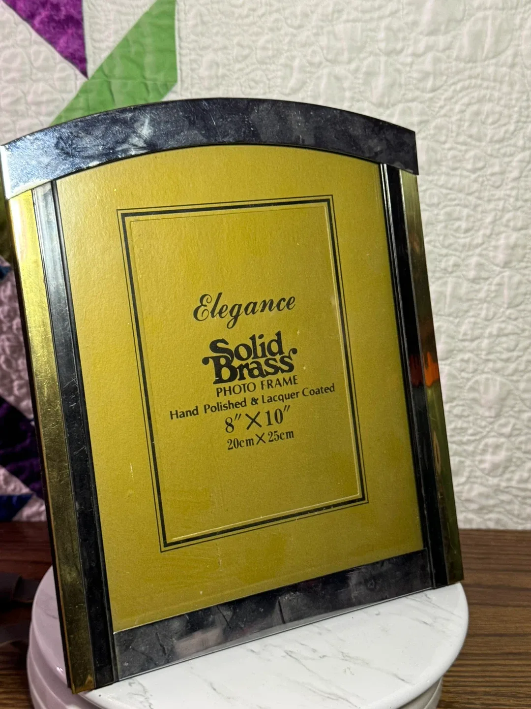 Elegance Solid Brass Photo Frame 8"x10"