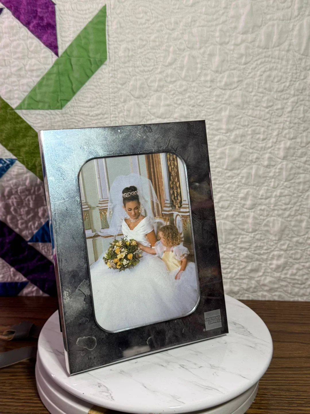 American Express Hinged Photo Frame