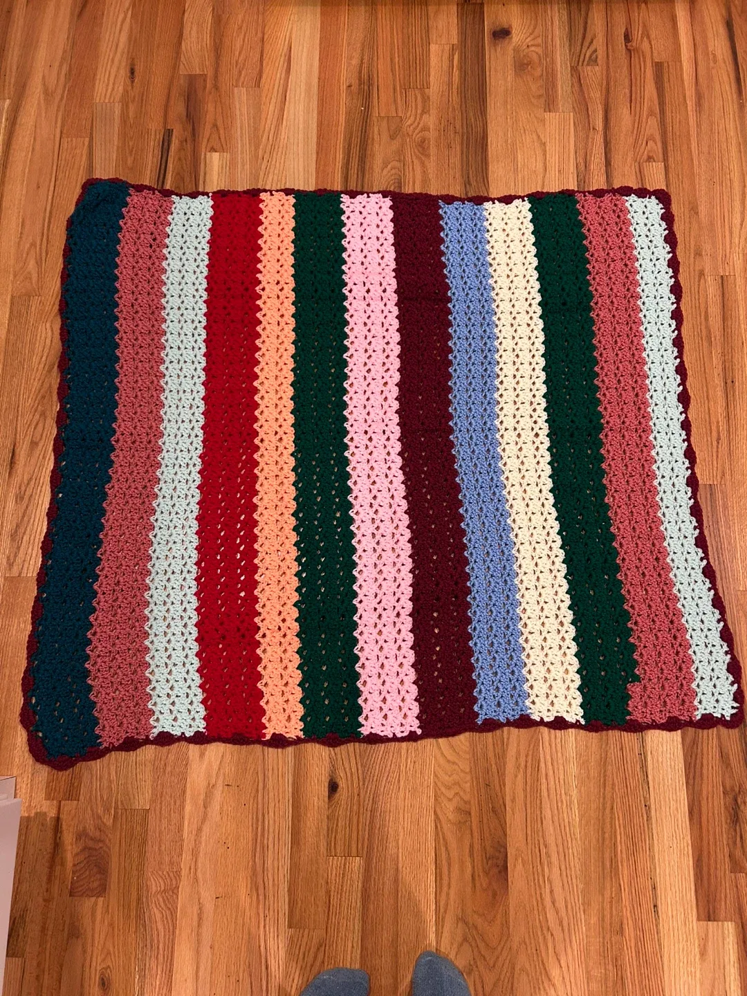 Handmade Crochet Blanket image indicator(5)