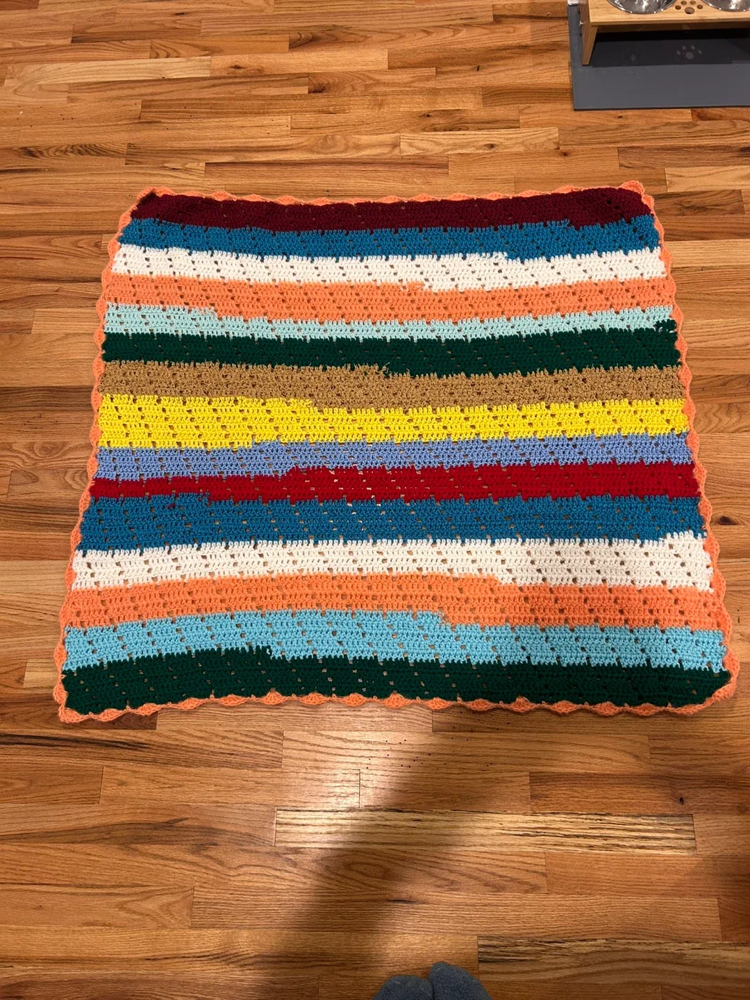 Handmade Crochet Blanket image indicator(6)