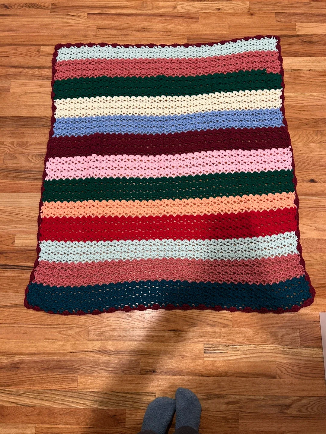 Handmade Crochet Blanket image indicator(4)