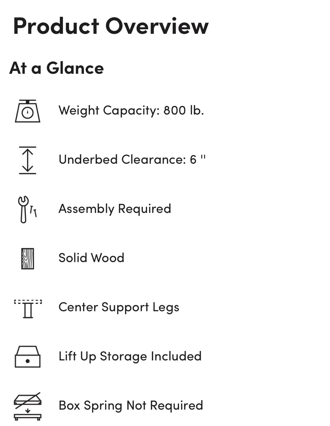 Queen Size Bed Frame with queen size mattress image indicator(4)