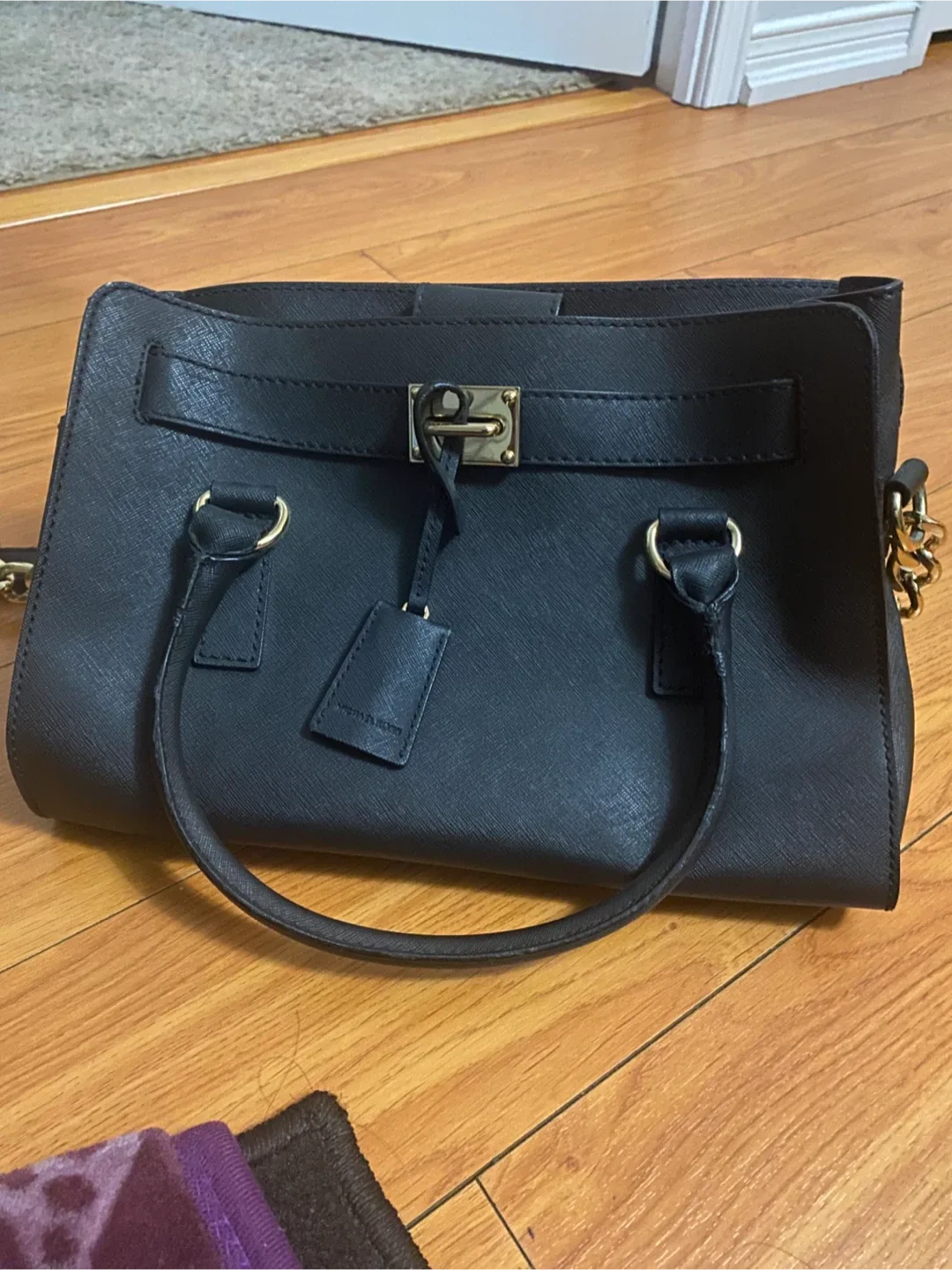 Michael Kors Black Satchel image indicator(8)