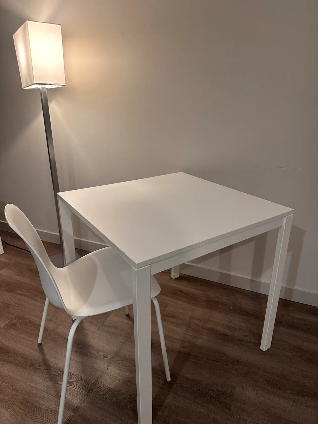 IKEA White Square Dining Table - 29 1/2" image indicator(5)