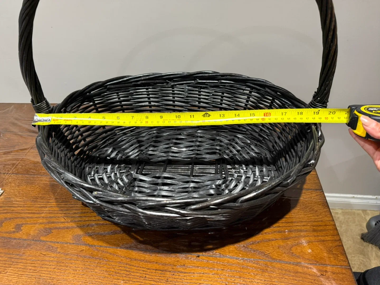 Black Wicker Basket image indicator(3)