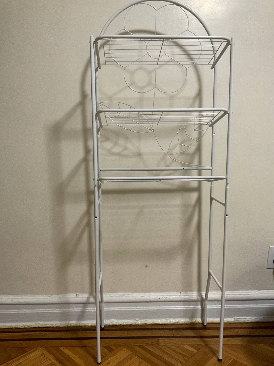 White Over-the-Toilet Bathroom Space Saver