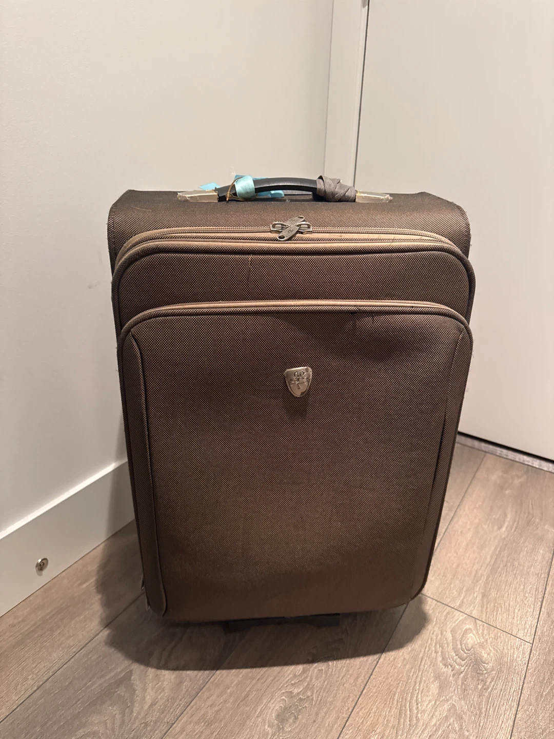 Brown Wheeled Suitcase