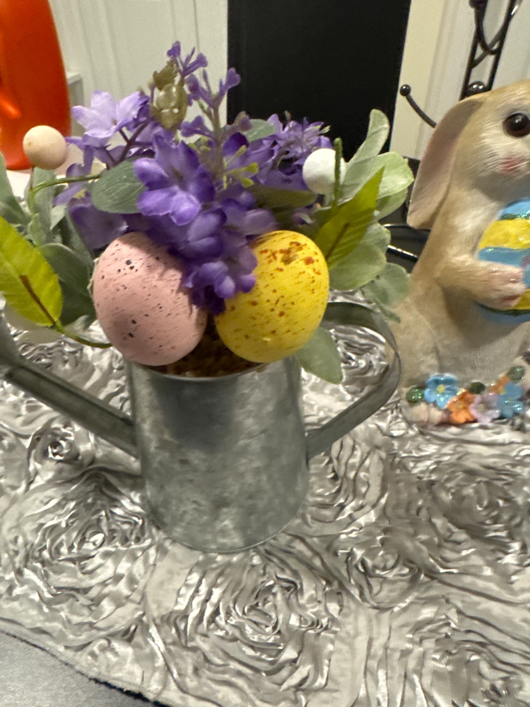 Easter Bunny Figurine with Egg - photo 2