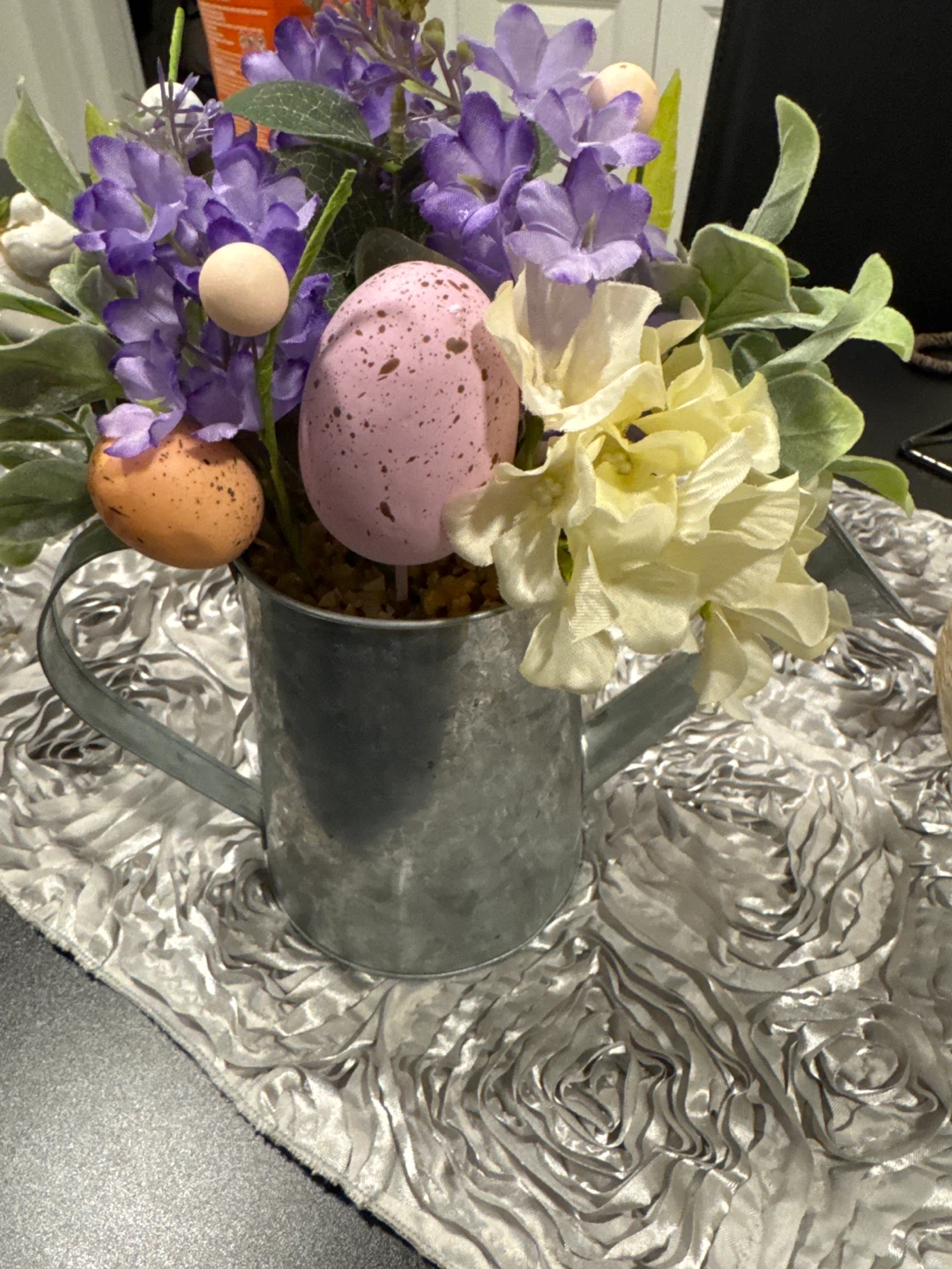 Easter Bunny Figurine with Egg