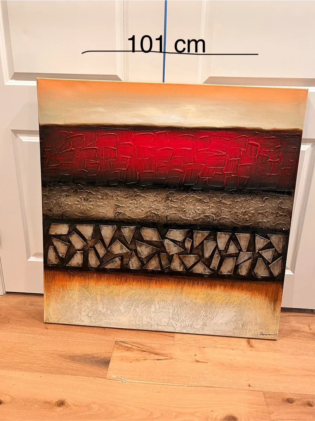 Abstract Canvas Wall Art - 101 cm