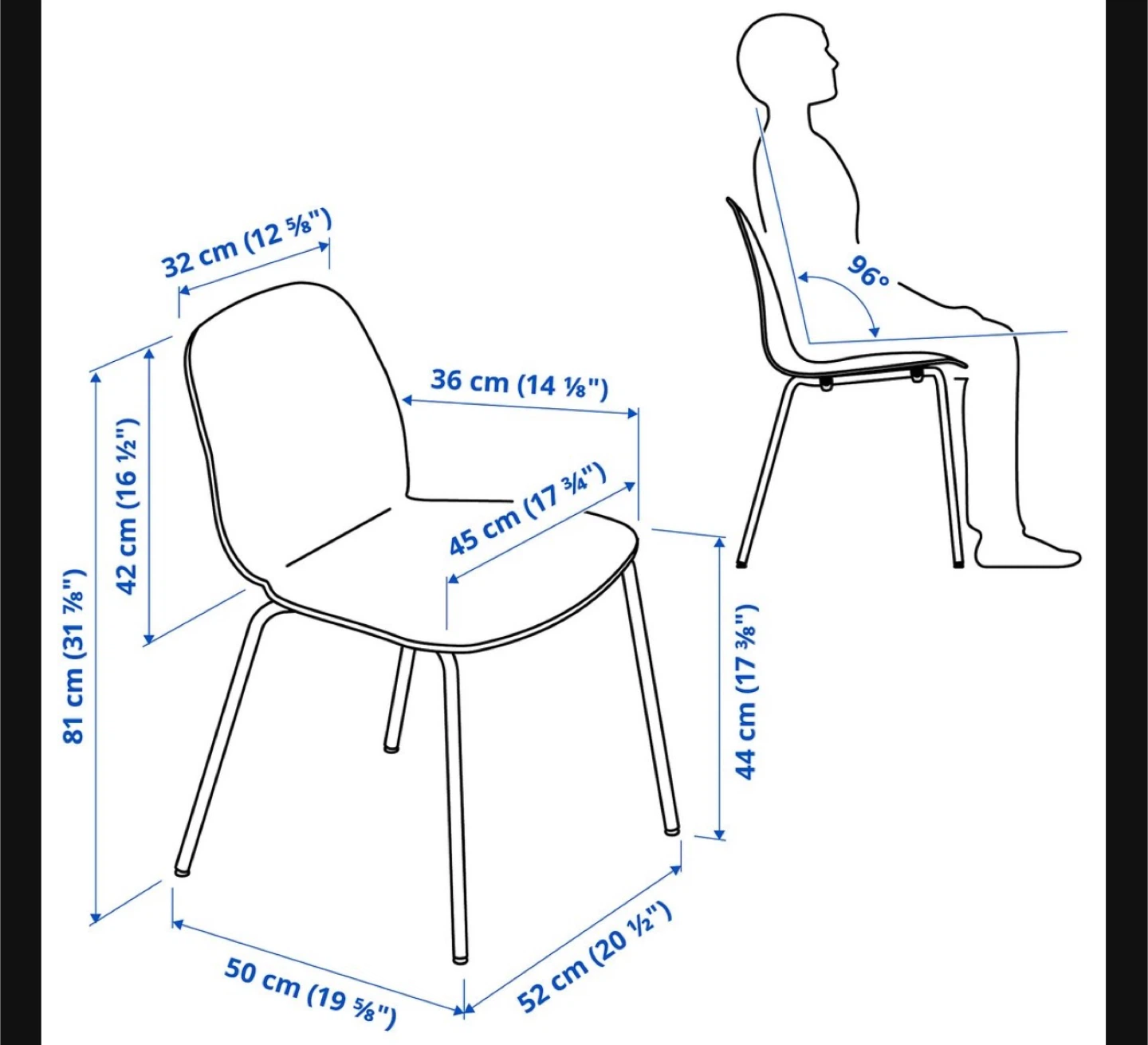 IKEA white chair - photo 5