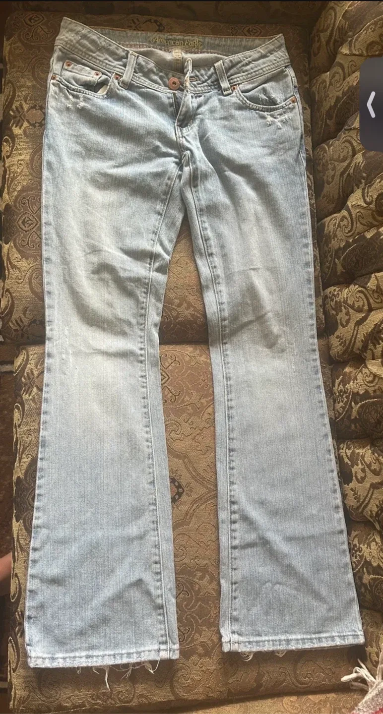 American Eagle Light Wash Flare Jeans