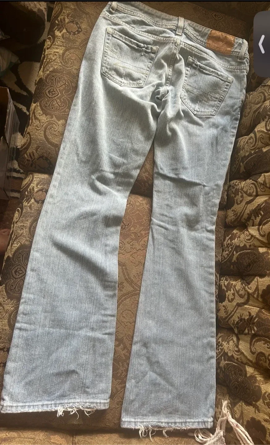 American Eagle Light Wash Flare Jeans image indicator(2)