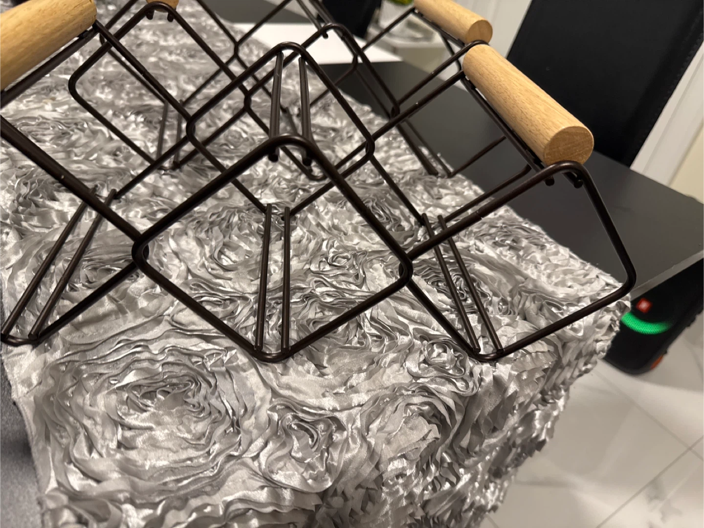 Metal & Wood Wine Rack - photo 3