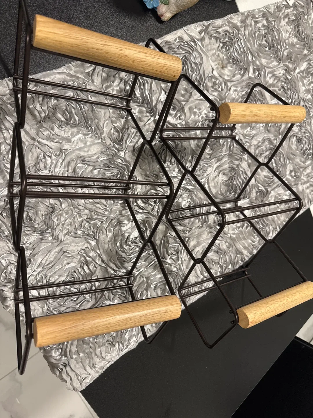 Metal & Wood Wine Rack image indicator(2)