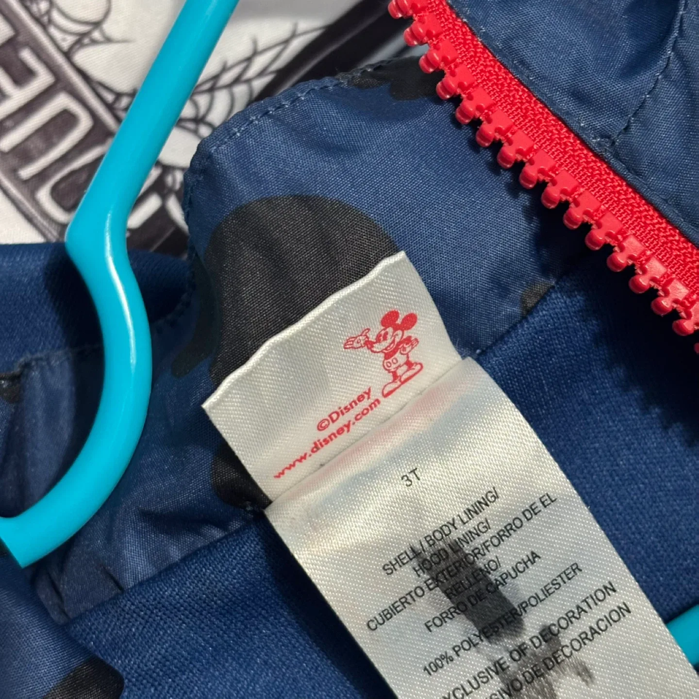 Disney Mickey Mouse Jacket, Size 3T image indicator(3)