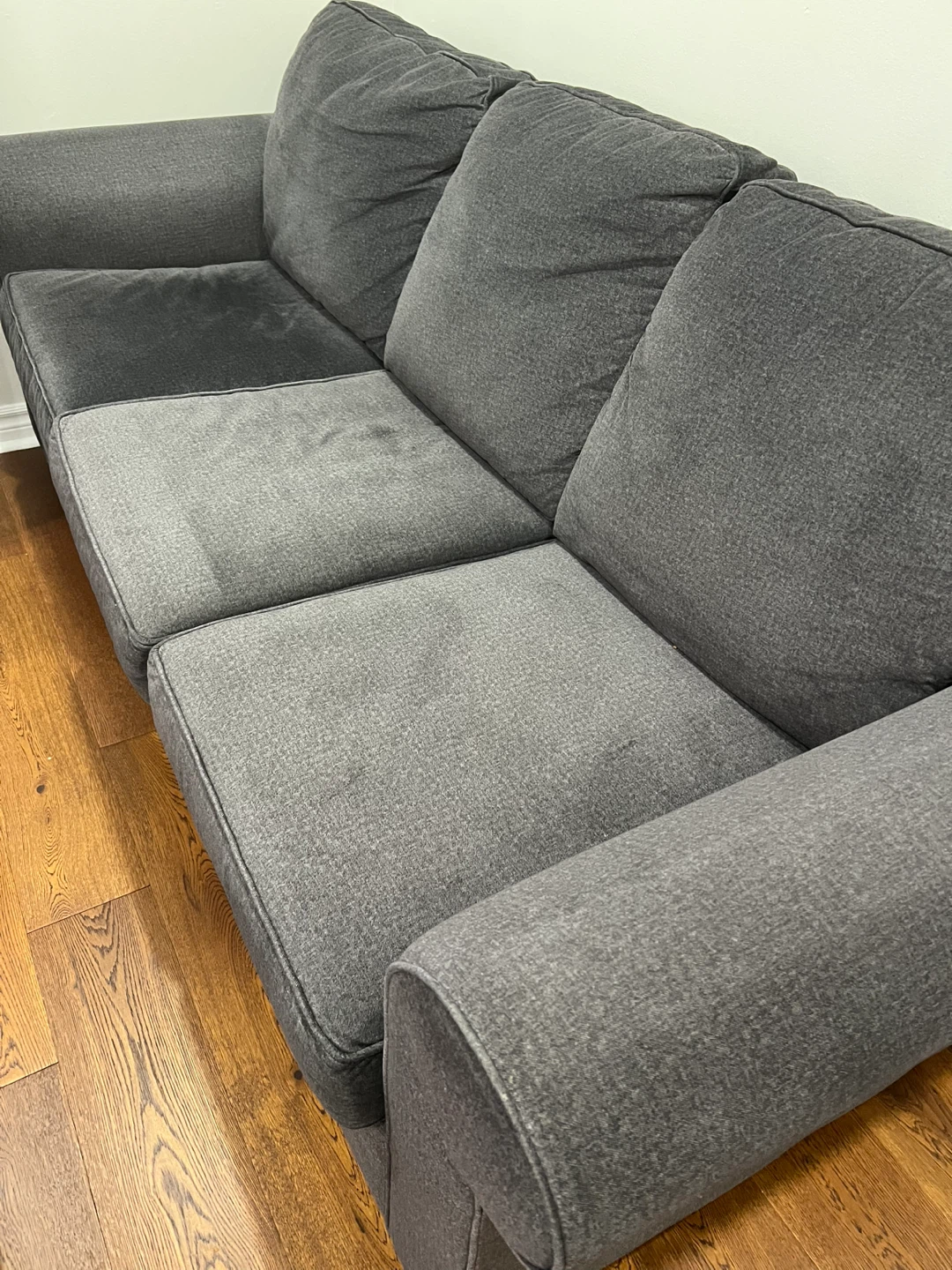 Grey 3-Seater Sofa - photo 2