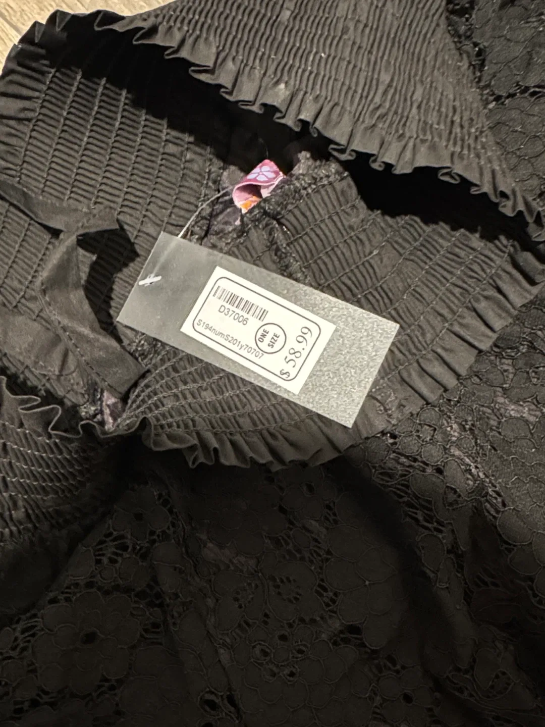 Black Lace Dress - One Size image indicator(3)