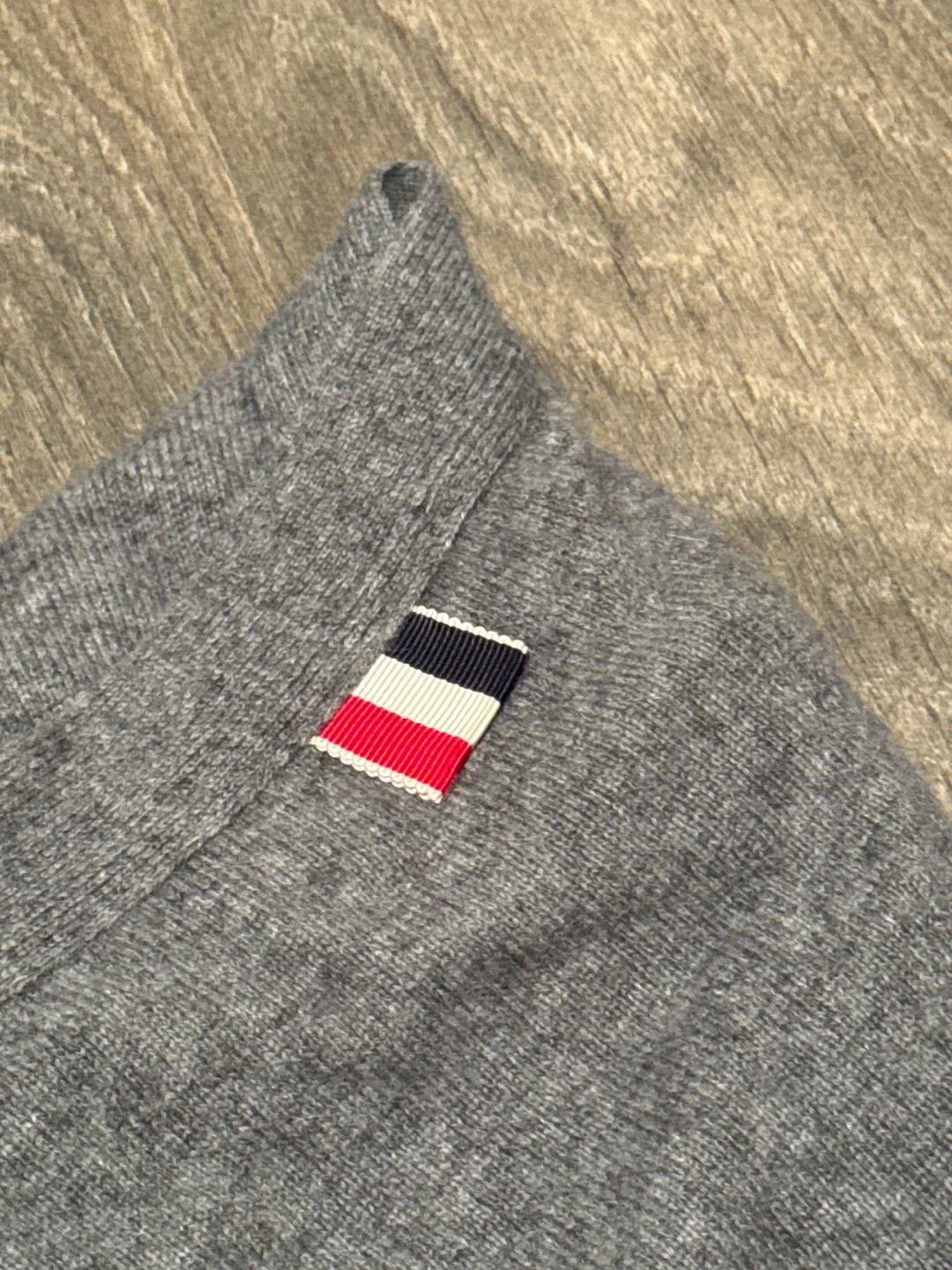 Thom Browne Grey Cardigan image indicator(4)
