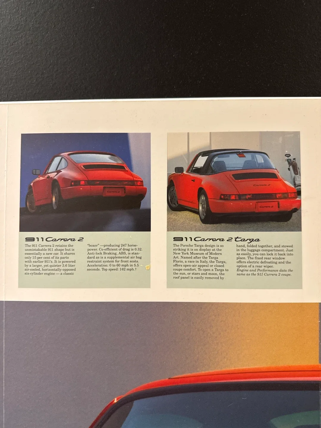 Porsche Carrera 4 Poster framed 100x80. Cm image indicator(3)
