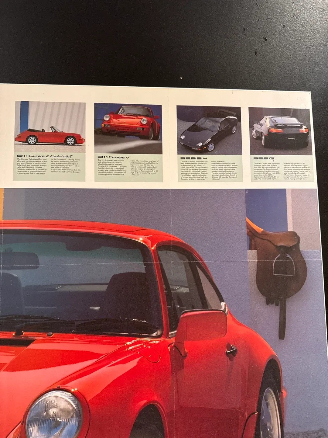 Porsche Carrera 4 Poster framed 100x80. Cm image indicator(4)