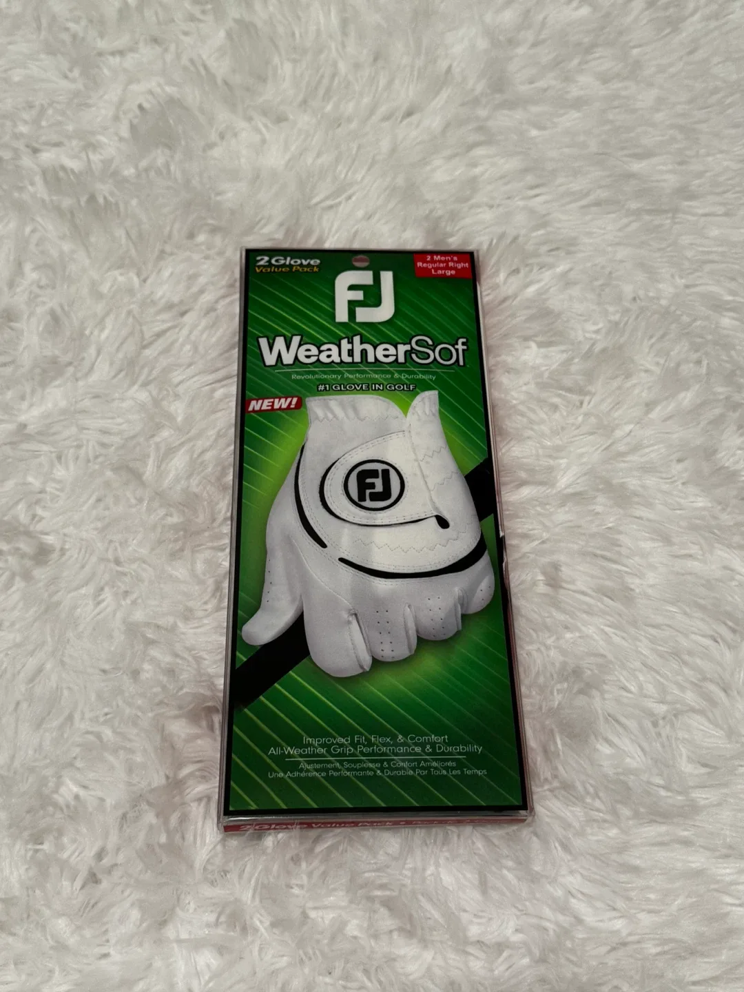 New FootJoy WeatherSof Golf Gloves - 2 Pack, Men's Large