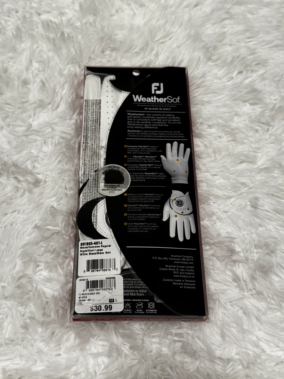 New FootJoy WeatherSof Golf Gloves - 2 Pack, Men's Large - photo 2
