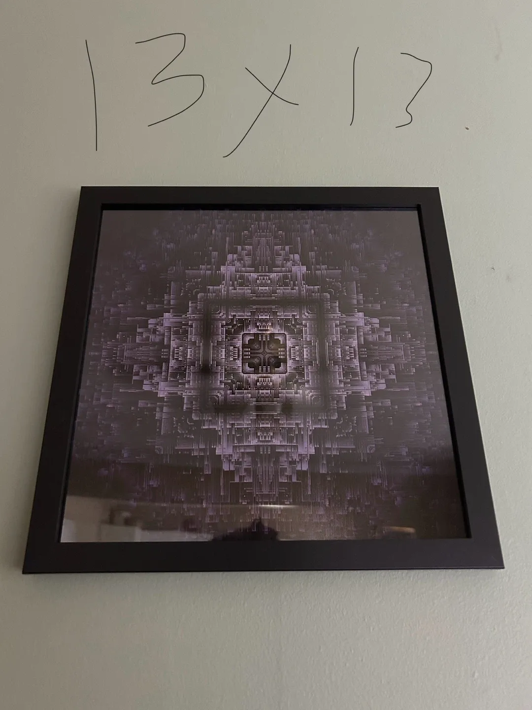 Framed Abstract Art Print - 13x13 image indicator(4)