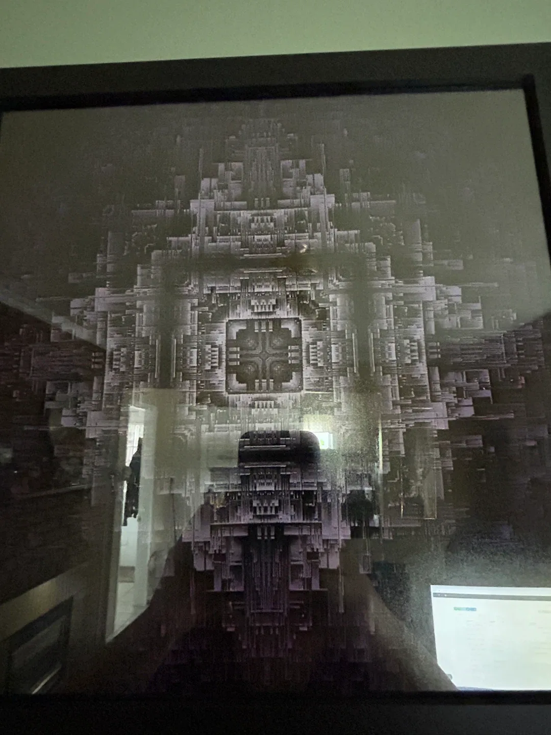 Framed Abstract Art Print - 13x13 image indicator(2)