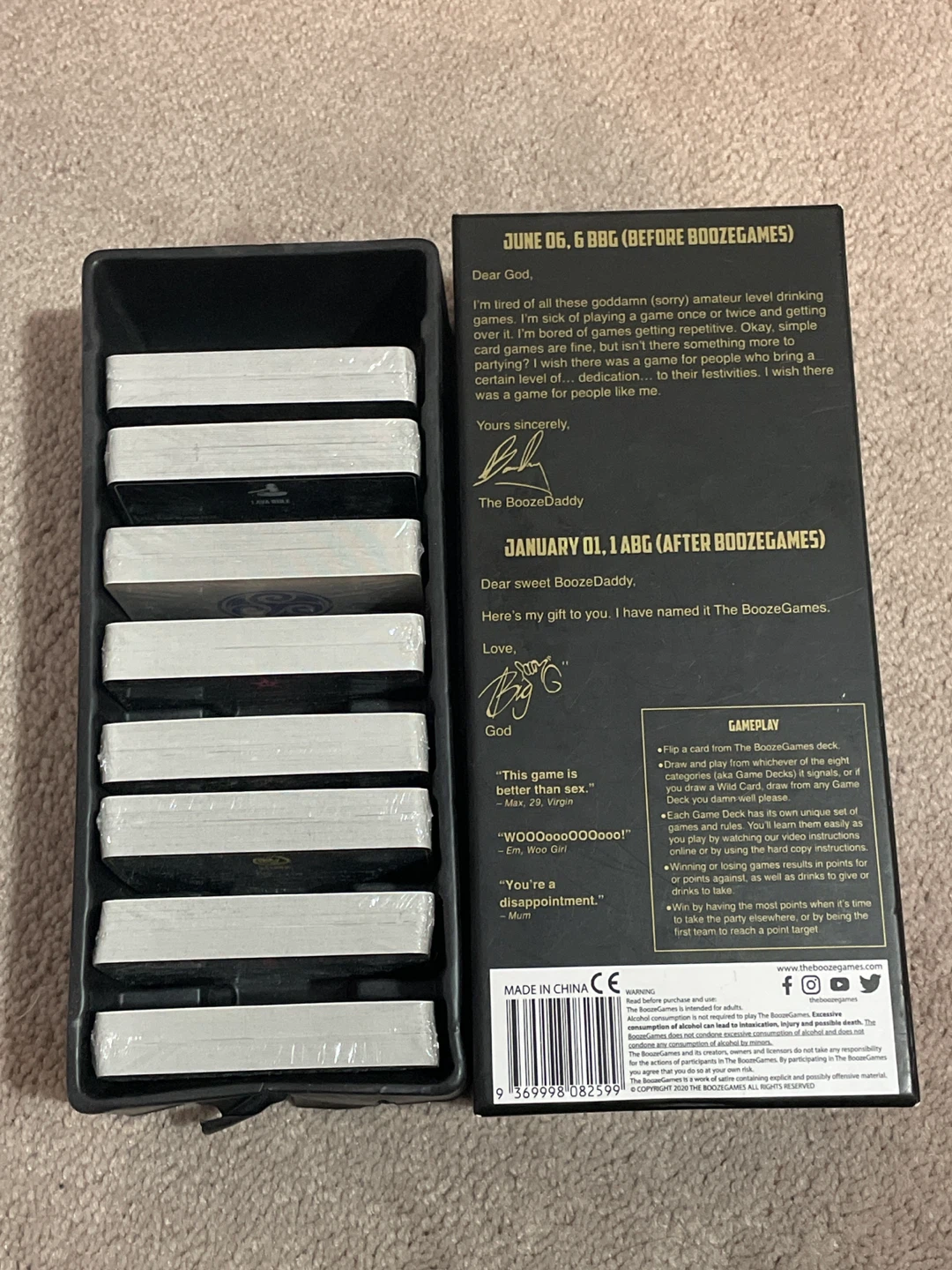 The Booze Games Card Game