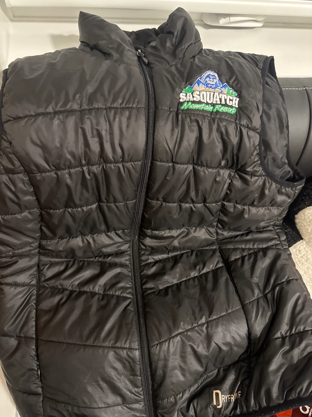 Sasquatch Mountain Resort Puffer Vest