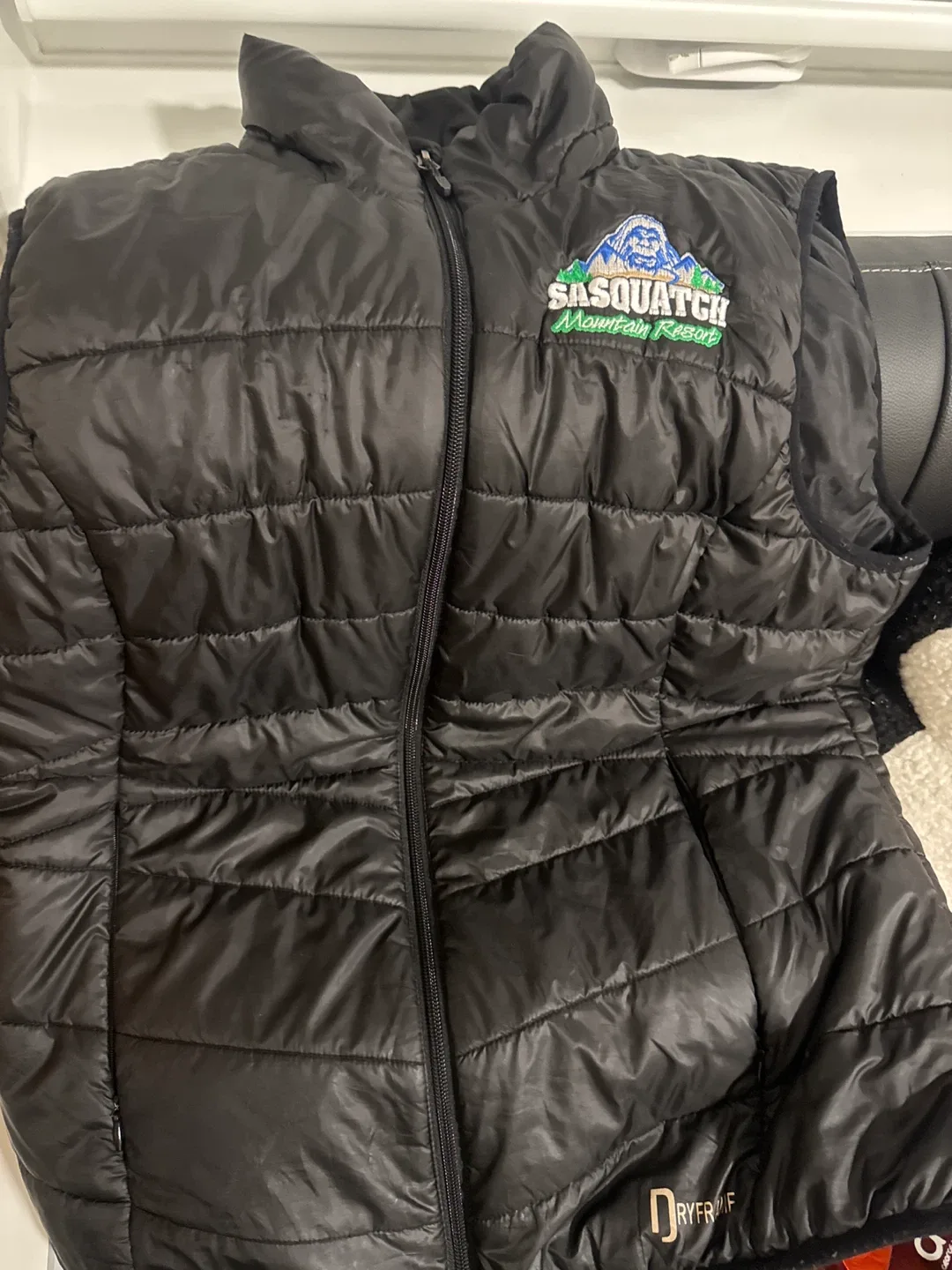 Sasquatch Mountain Resort Puffer Vest thumbnail