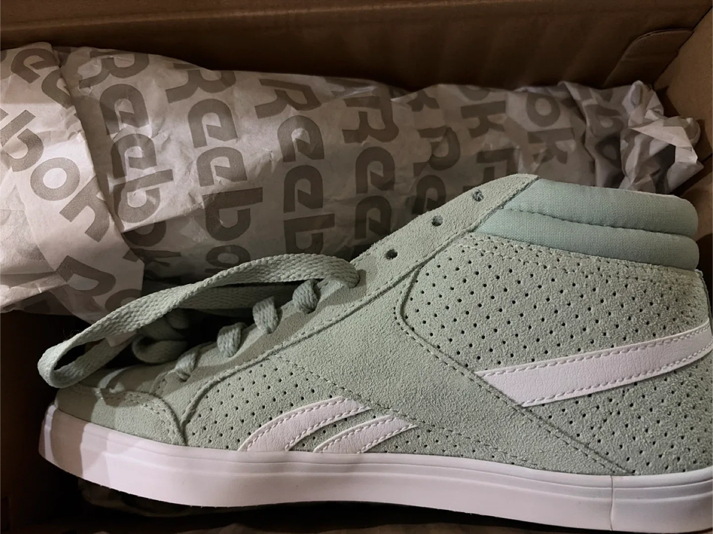 Reebok High-Top Sneakers, Size 7