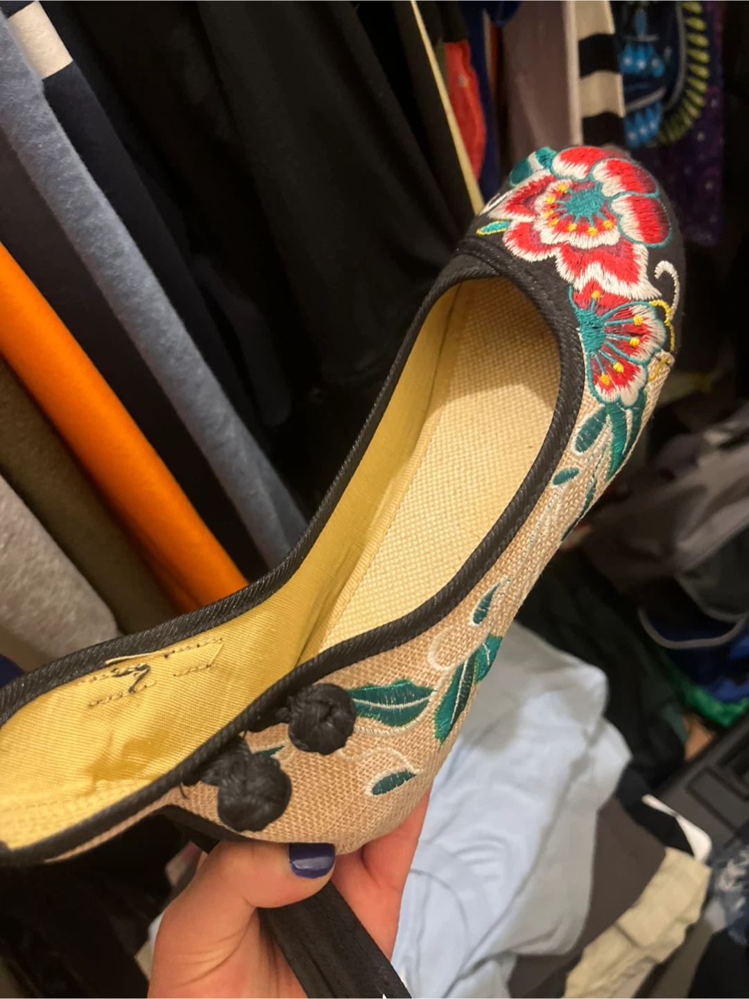 Floral Embroidered Ballet Flats - photo 2