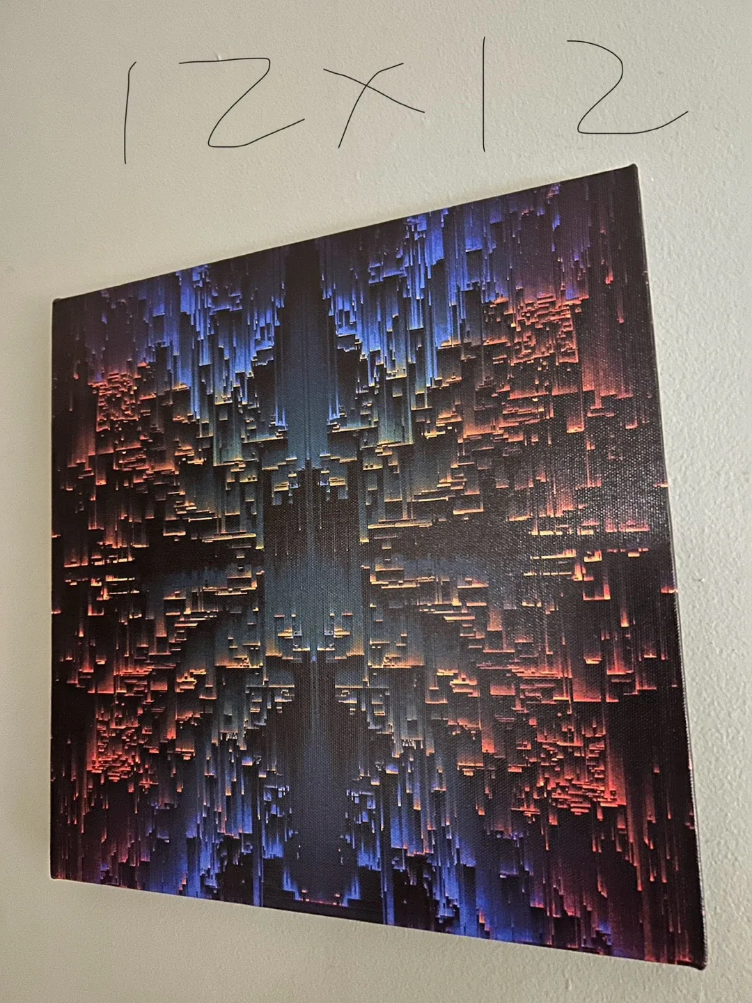 Abstract Pixel Art Canvas - 12x12 image indicator(5)