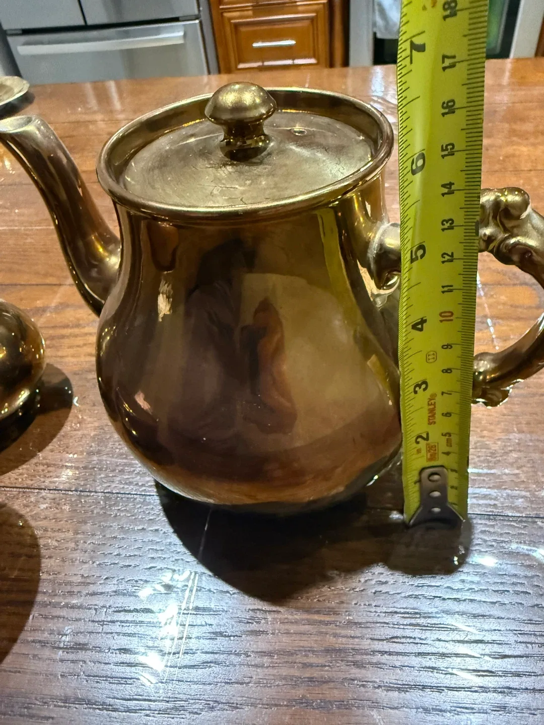 Vintage Gold Teapot Set – Gibson & Sons, Made in England image indicator(5)