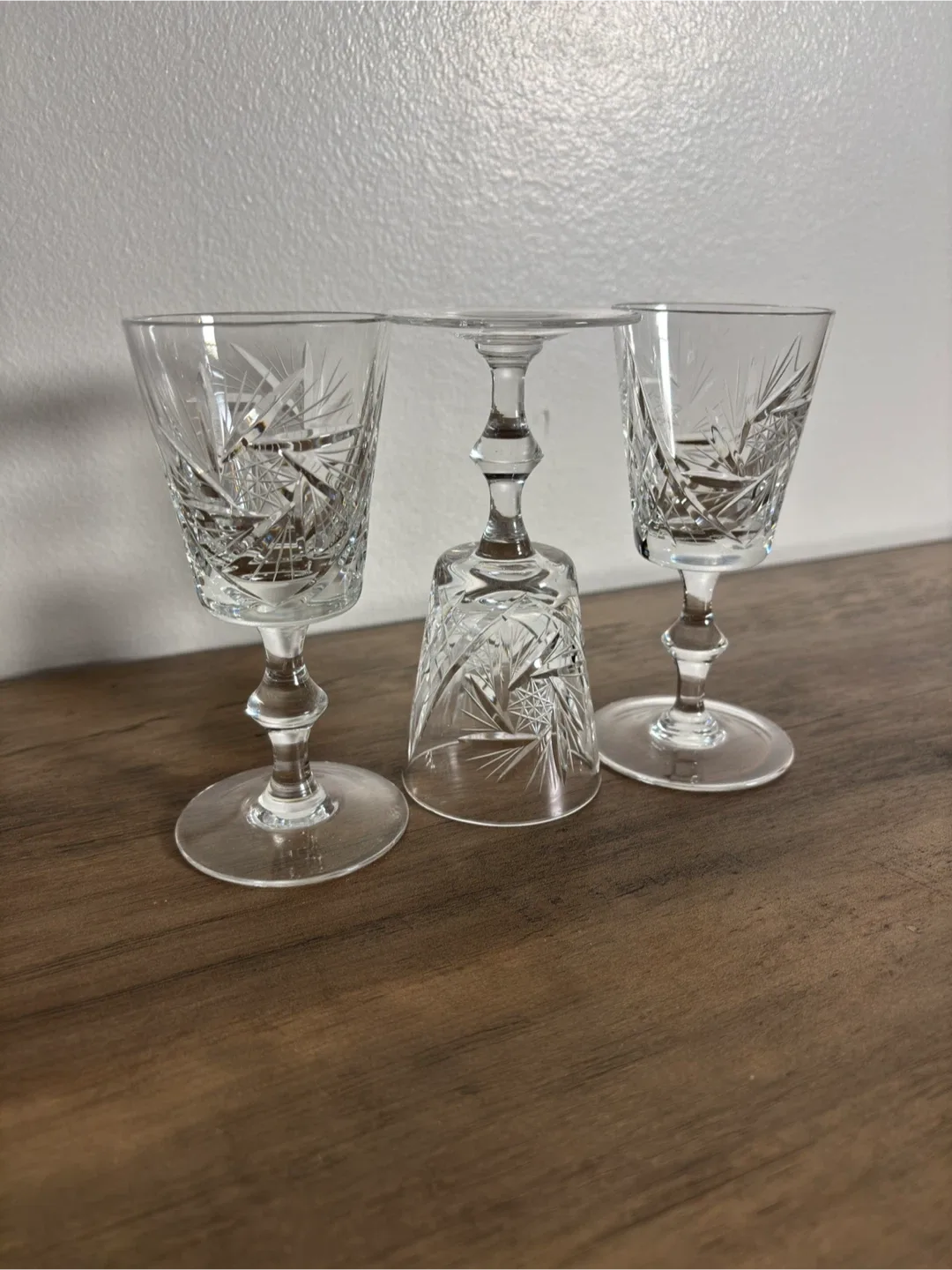 Crystal Glassware Set Pinwheel Design - Make It Yours! image indicator(3)