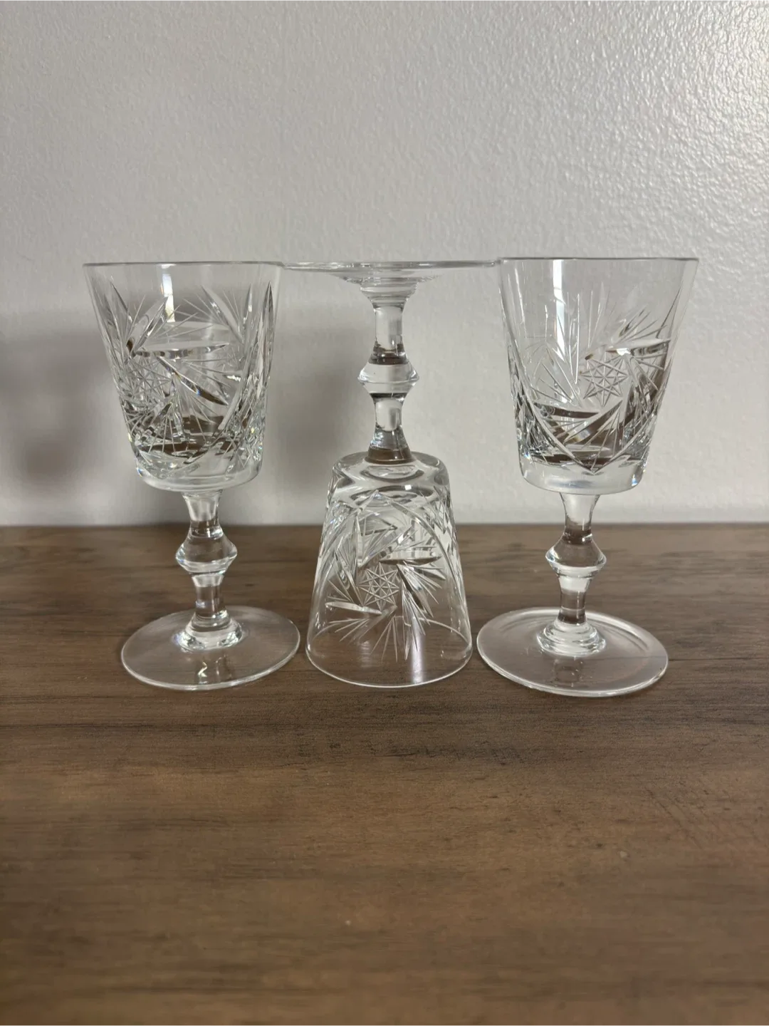 Crystal Glassware Set Pinwheel Design - Make It Yours! image indicator(4)