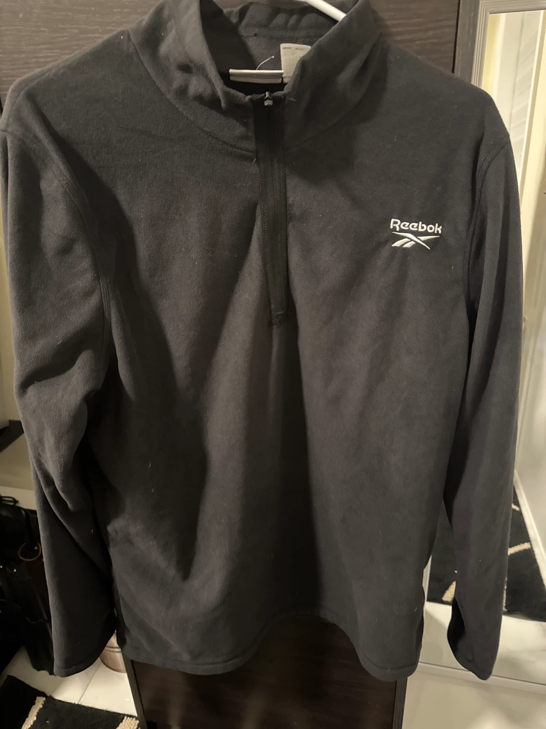 Reebok Black 1/4 Zip Pullover